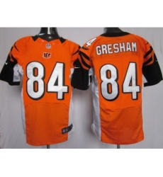 Nike Cincinnati Bengals 84 Jermaine Gresham Orange Elite NFL Jersey