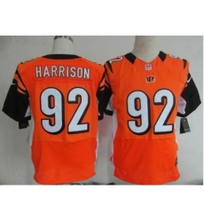 Nike Cincinnati Bengals 92 James Harrison Orange Elite NFL Jersey