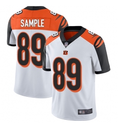 Bengals 89 Drew Sample White Youth Stitched Football Vapor Untouchable Limited Jersey