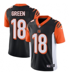 Nike Bengals #18 A J  Green Black Team Color Youth Stitched NFL Vapor Untouchable Limited Jersey