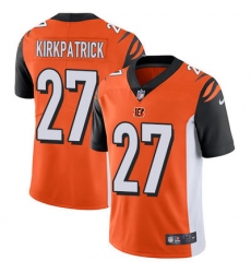 Nike Bengals #27 Dre Kirkpatrick Orange Alternate Youth Stitched NFL Vapor Untouchable Limited Jersey