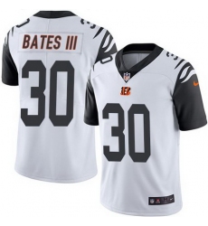 Nike Bengals 30 Jessie Bates III White Youth Color Rush Limited Jersey