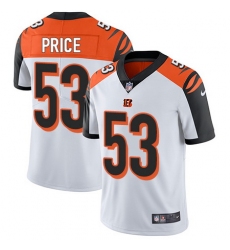 Nike Bengals #53 Billy Price White Youth Stitched NFL Vapor Untouchable Limited Jersey