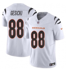Youth Cincinnati Bengals 88 Mike Gesicki White 2024 F U S E  Vapor Untouchable Limited Stitched Jersey