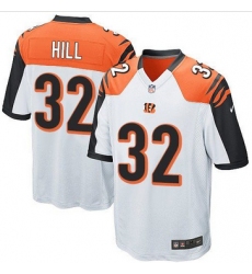 Youth Nike Bengals #32 Jeremy Hill White Stitched NFL Elite Jersey