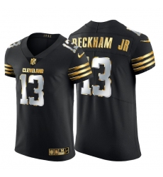 Cleveland Browns 13 Odell Beckham Jr  Men Nike Black Edition Vapor Untouchable Elite NFL Jersey