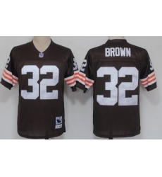 Cleveland Browns #32 Jim Brown Brown throwback jersey