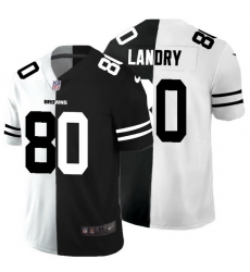 Cleveland Browns 80 Jarvis Landry Men Black V White Peace Split Nike Vapor Untouchable Limited NFL Jersey