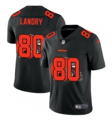 Cleveland Browns 80 Jarvis Landry Men Nike Team Logo Dual Overlap Limited NFL Jersey Black