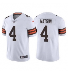 Men Cleveland Browns 4 Deshaun Watson White Vapor Untouchable Limited Stitched jersey