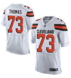 Mens Nike Cleveland Browns 73 Joe Thomas Elite White NFL Jersey