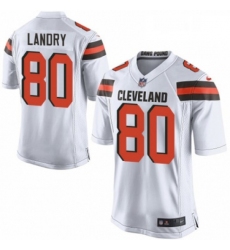 Mens Nike Cleveland Browns 80 Jarvis Landry Game White NFL Jersey