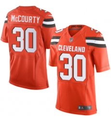 Nike Browns #30 Jason McCourty Orange Alternate Mens Stitched NFL New Elite Jersey