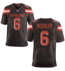 Nike Browns #6 Cody Kessler Brown Team Color Mens Stitched NFL New Elite Jersey 2905 74672