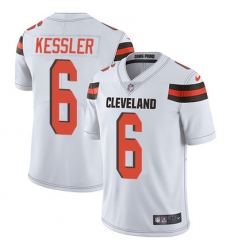 Nike Browns #6 Cody Kessler White Mens Stitched NFL Vapor Untouchable Limited Jersey