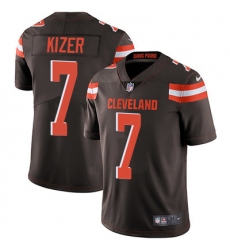 Nike Browns #7 DeShone Kizer Brown Team Color Mens Stitched NFL Vapor Untouchable Limited Jersey