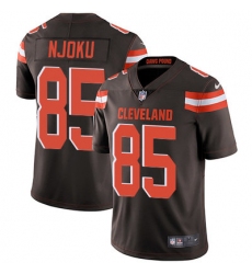 Nike Browns #85 David Njoku Brown Team Color Mens Stitched NFL Vapor Untouchable Limited Jersey