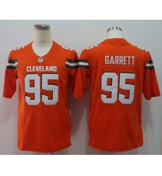 Nike Browns 95 Myles Garrett Orange Vapor Untouchable Player Limited Jersey