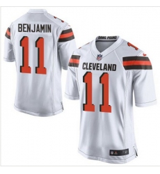 Nike Cleveland Browns #11 Travis Benjamin White Mens Stitched NFL New Elite Jersey