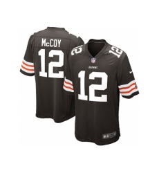 Nike Cleveland Browns 12 Colt McCoy brown Game NFL Jersey