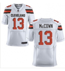 Nike Cleveland Browns #13 Josh McCown White Mens Stitched NFL New Elite Jersey