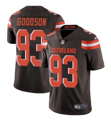 Nike Cleveland Browns 93 B J  Goodson Brown Team Color Men Stitched NFL Vapor Untouchable Limited Jersey