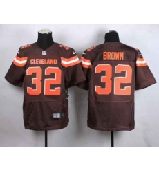 nike nfl jerseys cleveland browns 32 brown brown[Elite][new style]