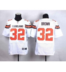 nike nfl jerseys cleveland browns 32 brown white[Elite][new style]