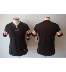 Women Nike NFL Cleveland Browns Blank Brown Color[NIKE LIMITED Jersey]