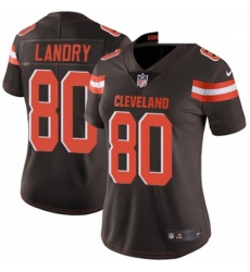 Womens Nike Cleveland Browns 80 Jarvis Landry Brown Team Color Vapor Untouchable Limited Player NFL Jersey