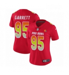 Womens Nike Cleveland Browns 95 Myles Garrett Limited Red AFC 2019 Pro Bowl NFL Jersey
