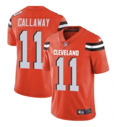 Browns 11 Antonio Callaway Orange Alternate Youth Stitched Football Vapor Untouchable Limited Jerse