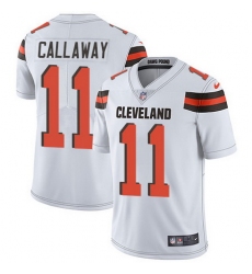 Browns 11 Antonio Callaway White Youth Stitched Football Vapor Untouchable Limited Jersey