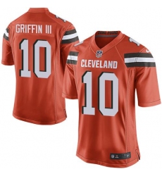 Nike Browns #10 Robert Griffin III Orange Alternate Youth Stitched NFL New jersey