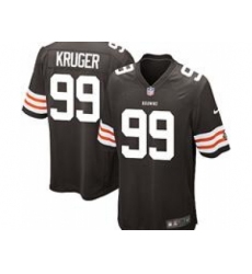 Nike Youth NFL Cleveland Browns #99 Paul Kruger Brown Jerseys