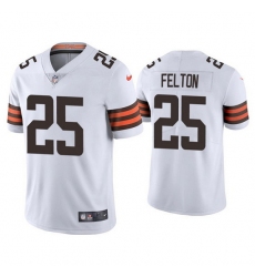 Youth Cleveland Browns 25 Demetric Felton White Vapor Untouchable Limited Stitched Jersey 
