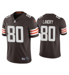 Youth Cleveland Browns 80 Jarvis Landry Brown Vapor Untouchable Limited Stitched Jersey 