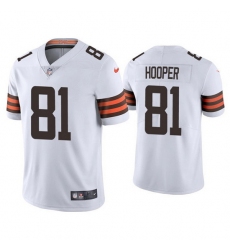 Youth Cleveland Browns 81 Austin Hooper White Vapor Untouchable Limited Stitched Jersey 