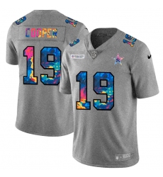 Dallas Cowboys 19 Amari Cooper Men Nike Multi Color 2020 NFL Crucial Catch NFL Jersey Greyheather