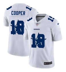 Dallas Cowboys 19 Amari Cooper White Men Nike Team Logo Dual Overlap Limited NFL Jersey