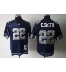 Dallas Cowboys 22 E.smith throwback blue jerseys