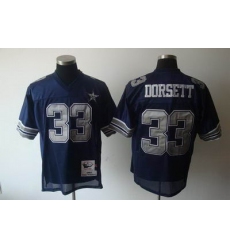 Dallas Cowboys 33 DORSETT throwback blue jersey