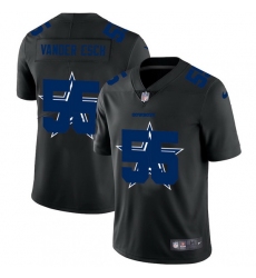 Dallas Cowboys 55 Leighton Vander Esch Men Nike Team Logo Dual Overlap Limited NFL Jersey Black