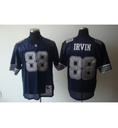 Dallas Cowboys 88 Michael Irvin throwback blue jerseys