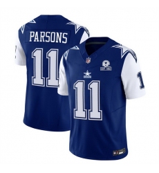 Men Dallas Cowboys 11 Micah Parsons 2023 F U S E  Navy With Established In 1960 Patch Stitched Football Jersey