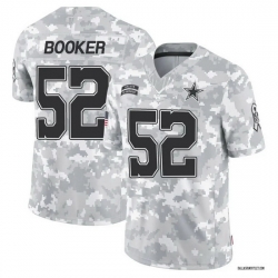 Men Dallas Cowboys  2024 F U S E Arctic Salute To Service Limited Stitched Football Jersey