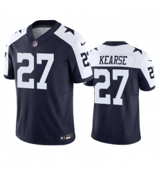 Men Dallas Cowboys 27 Jayron Kearse Navy 2023 F U S E  Vapor Limited Stitched Football Jersey