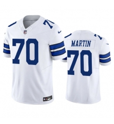 Men Dallas Cowboys 70 Zack Martin White 2023 F U S E  Limited Stitched Football Jersey