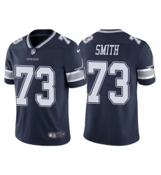 Men Dallas Cowboys 73 Tyler Smith Navy Vapor Limited Stitched Jersey