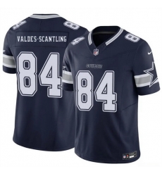 Men Dallas Cowboys  84 Marquez Valdes Scantling Navy 2026 F U S E Vapor Untouchable Limited Stitched Football Jersey